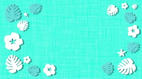 Tropical animated background Stock Footage 311904223