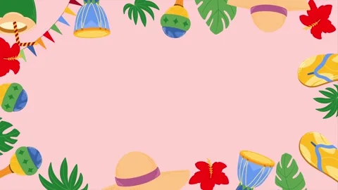 Tropical Animated Background Stock Footage 339767292
