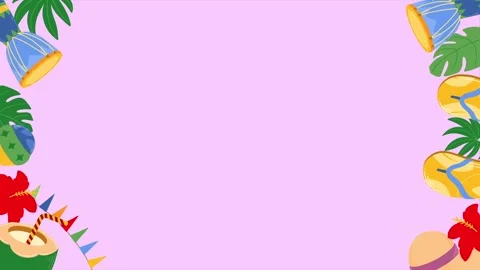 Tropical Animated Background 库存影片 339767340