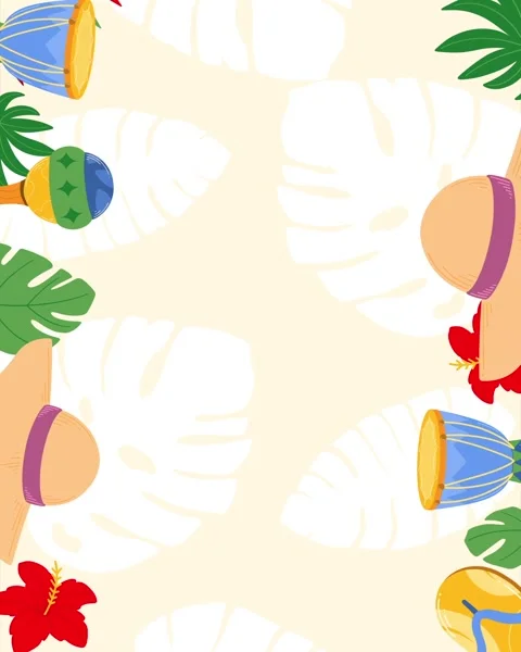Tropical Animated Background Stock Footage 339767445