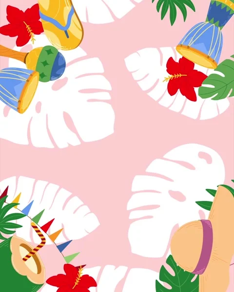 Tropical Animated Background 스톡 동영상 339767516