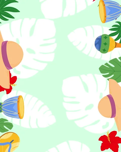 Tropical Animated Background Stock Footage 339767631