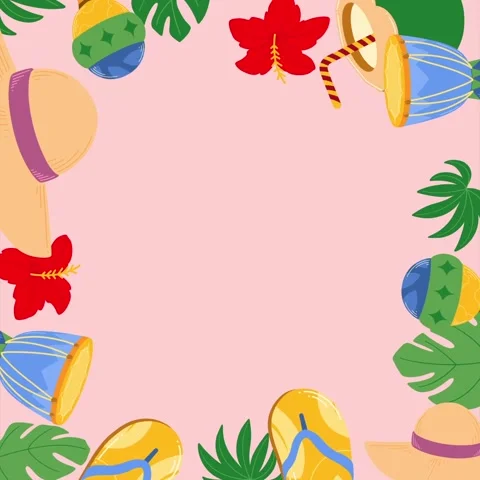Tropical Animated Background Stock Footage 339767690