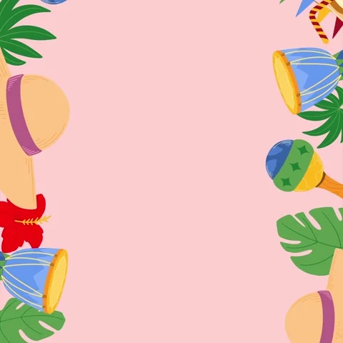 Tropical Animated Background Stock Footage 339767692