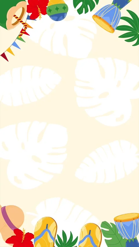 Tropical Animated Background Stock Footage 339767835