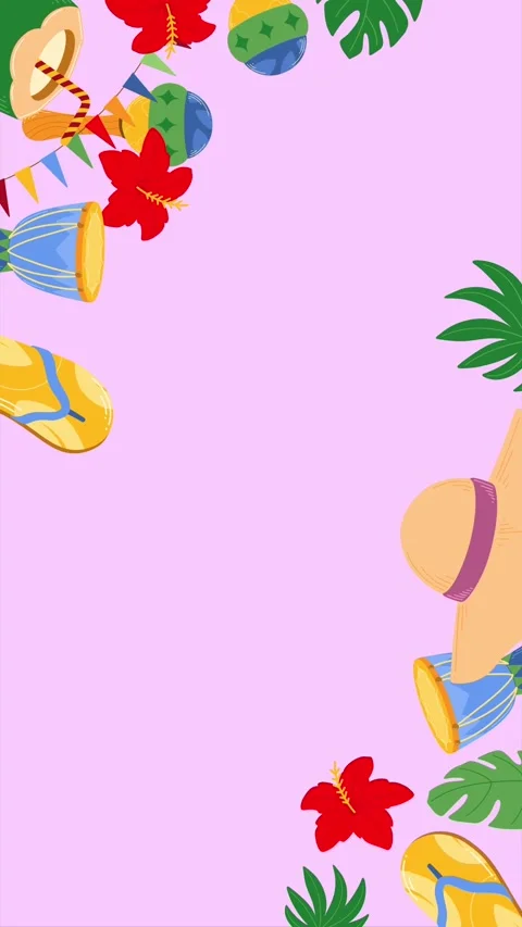 Tropical Animated Background Stock Footage 339768057