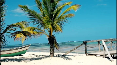 Tropical beach 1 Video stock 94023674