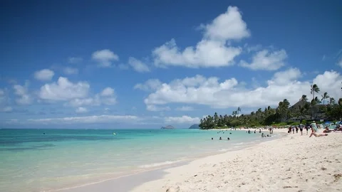 Tropical beach 129 Stock Footage 155495316