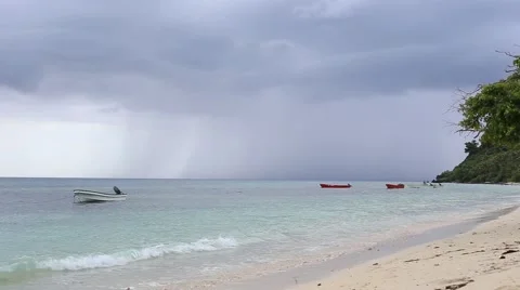 Tropical Beach 6 Stock Footage 63233197