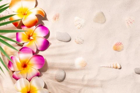 Tropical beach background Stock Photos