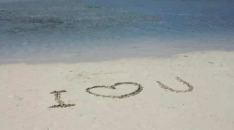 Tropical beach celear sea Stock-Footage 11430504