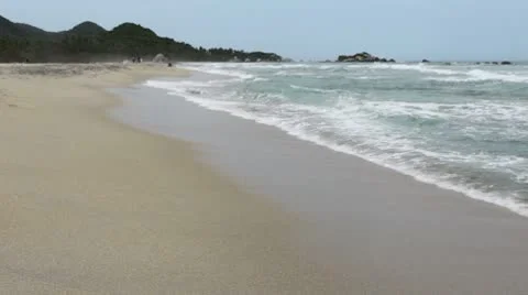 Tropical beach Stock Footage 10573743