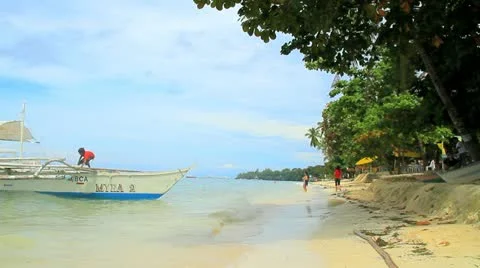 Tropical Beach Stock Footage 11425456