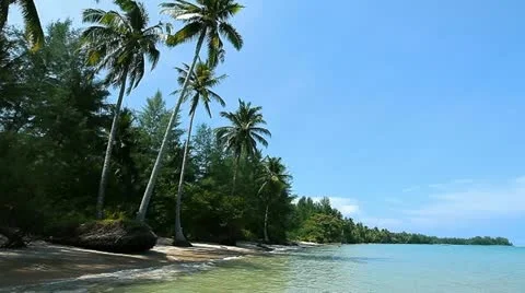 Tropical beach Stockbeeldmateriaal 12572483