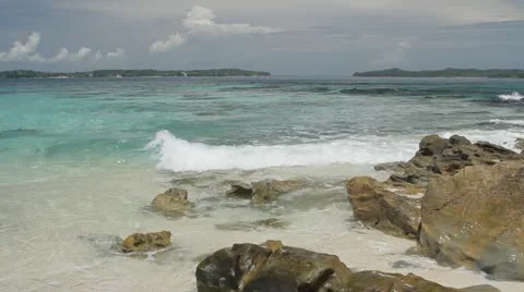 Tropical beach Stock Footage 22242071