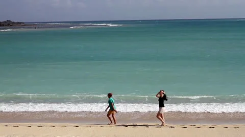 Tropical beach Stock Footage 26872085