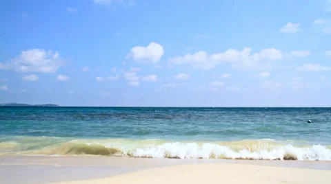 Tropical beach Stock Footage 35153725