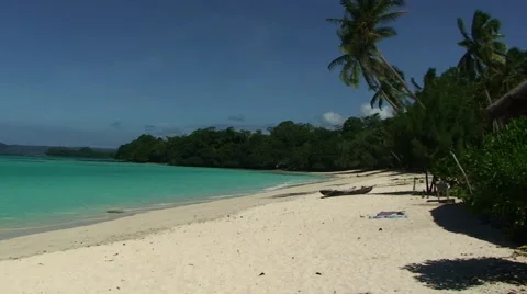Tropical Beach Stock Footage 44191997