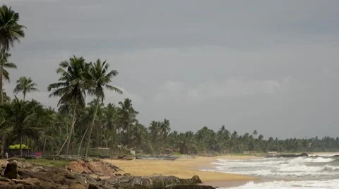 Tropical beach Stock Footage 58284812