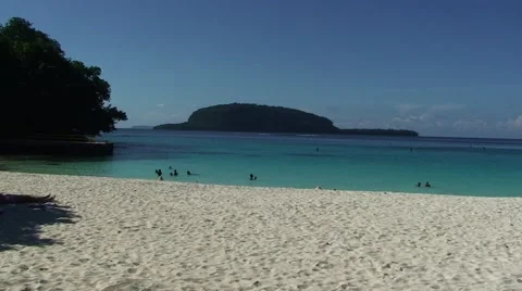 Tropical Beach Video stock 63307287