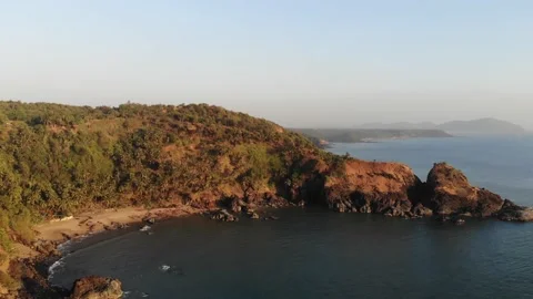Tropical Beach - Goa, India Stock Footage