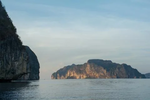 Tropical beach on Koh Phi Phi island, Thailand Stock Photos