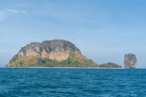 Tropical beach on Koh Phi Phi island, Thailand Stock Photos