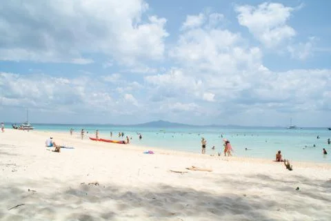 Tropical beach on Koh Phi Phi island, Thailand Stock Photos