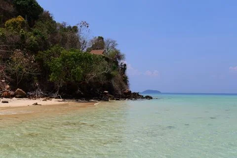 Tropical Beach Landscape on Phi Phi Island Thailand Photos