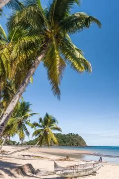 Tropical beach landscape Stock Photos