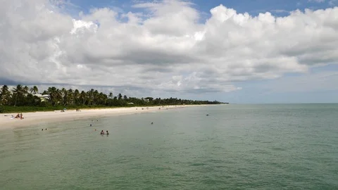 Tropical Beach in Naples Florida Video stock 94024601