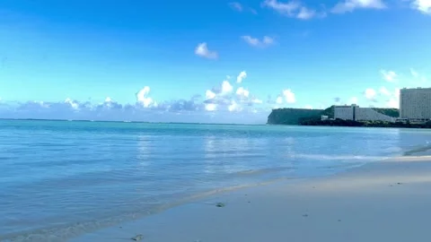 Tropical Beach in the Pacific 스톡 동영상 244404298