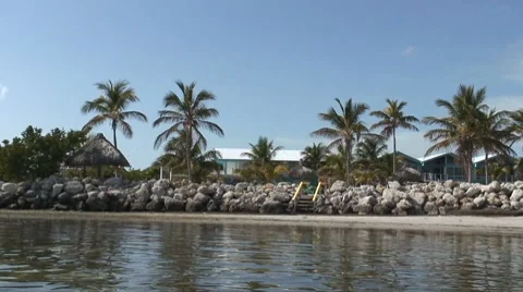 Tropical beach pan 스톡 동영상 7479511