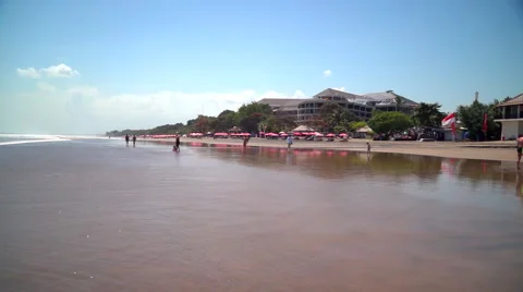 Tropical Beach Pan Stock Footage 49319927