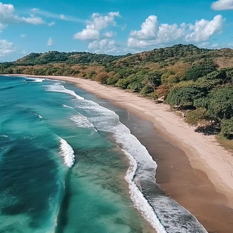 Tropical Beach Paradise Stock Footage 307180839
