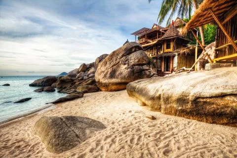 Tropical beach Stock Photos