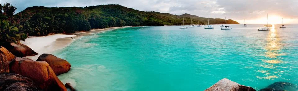 Tropical beach Stock Photos
