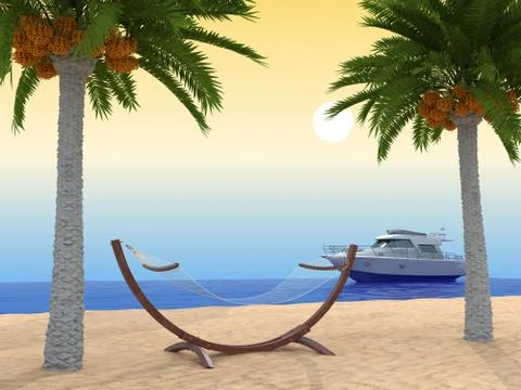 Tropical beach Foto stock
