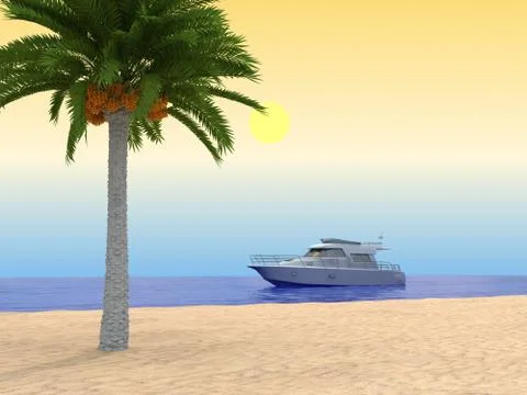 Tropical beach Stock Photos