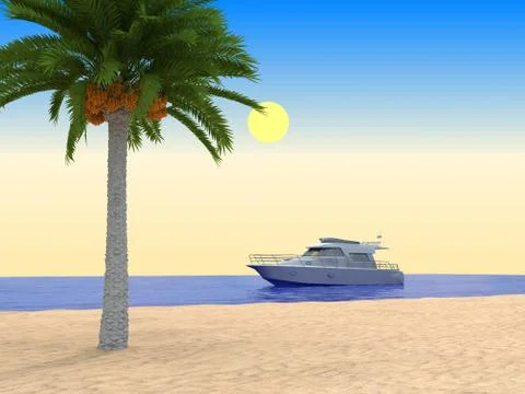 Tropical beach Stock Photos