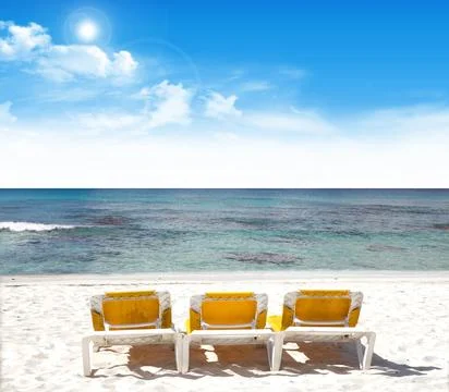 Tropical beach Stock Photos