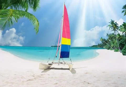 Tropical beach Stock Photos