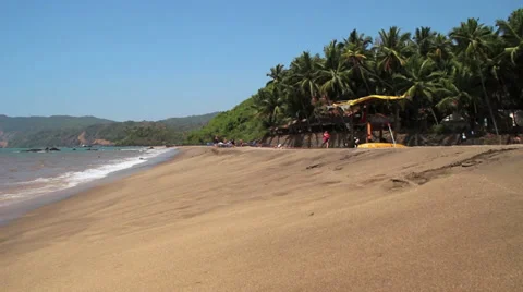 Tropical beach resort Stock Footage 37344815