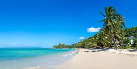 Tropical beach on Samui Stock Photos