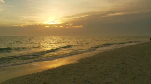 Tropical Beach scene Stock Footage 845123