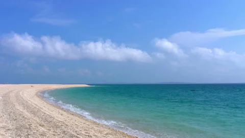 Tropical beach (seamless looping) Stock Footage 120766145