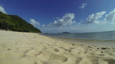 Tropical beach time lapse. 4K resolution Stock Footage 52922051