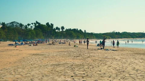 Tropical Beach Vacation Stock Footage 120138444