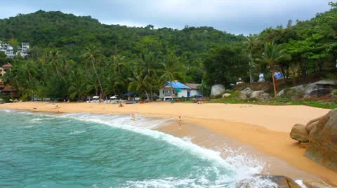 Tropical beach. Video Stock Footage 22760231