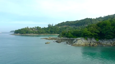 Tropical Beach View Stock Footage 101975975